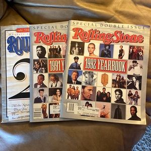 3 Rolling Stone yearbooks